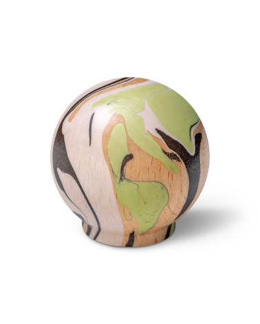 Botón de mueble de madera de haya Réséda