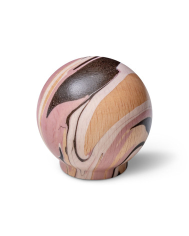 Botón de mueble de madera de haya Lila