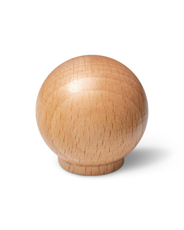 Botón de mueble de madera de haya