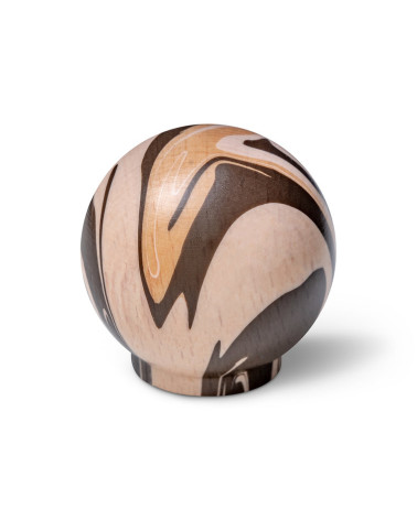 Botón de mueble de madera de haya Espresso