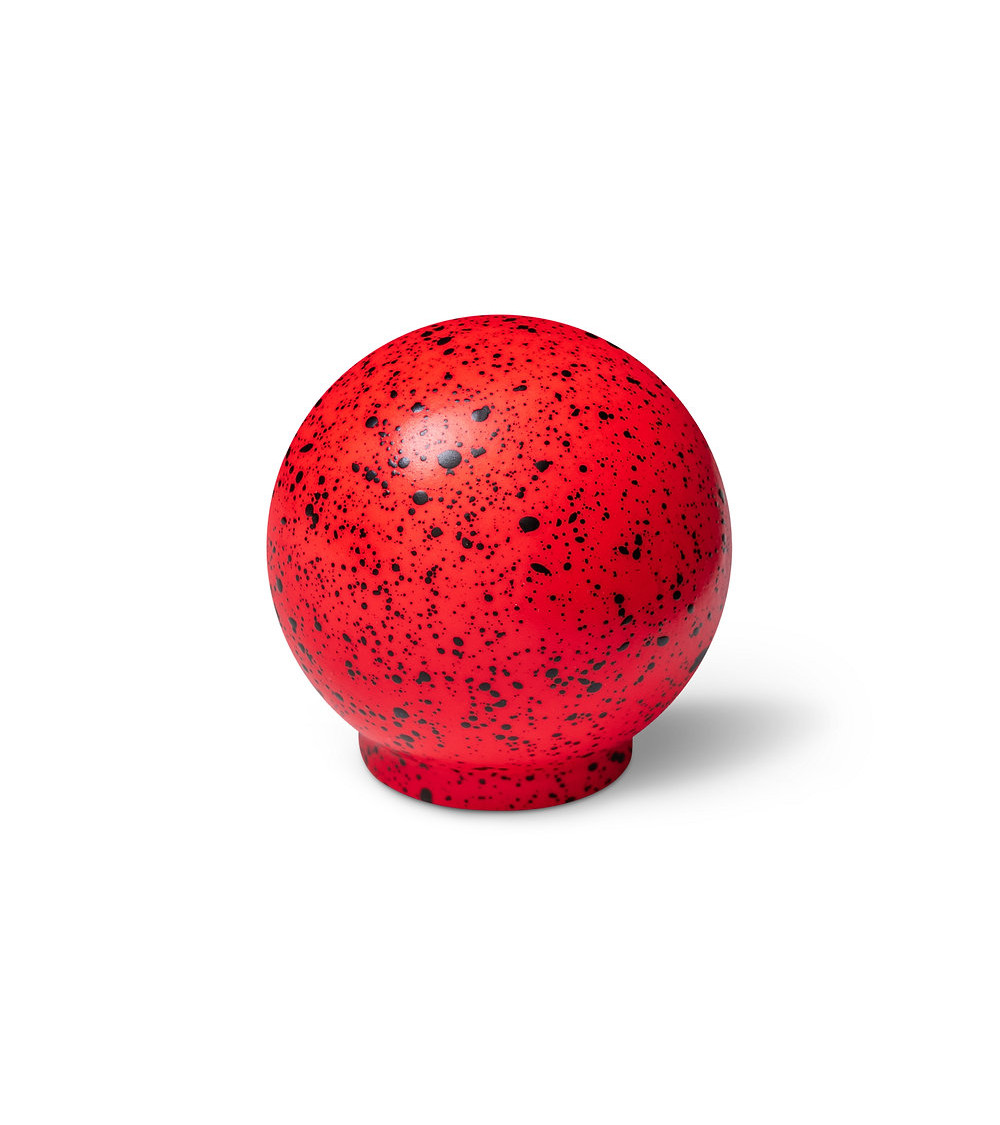 Botón de mueble de madera de haya Rojo Mezcla
