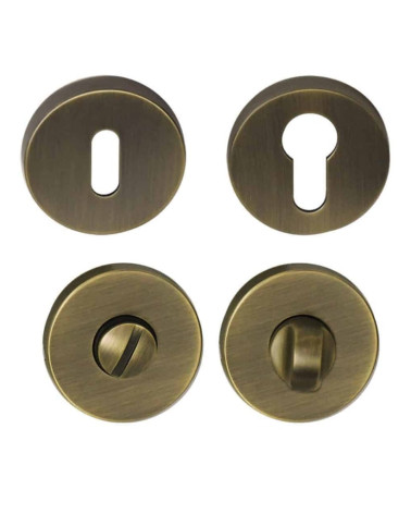 Roseta de puerta Solea bronce