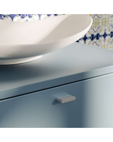 Tirador de mueble cromo pulido CARACAS tiradores de diseño