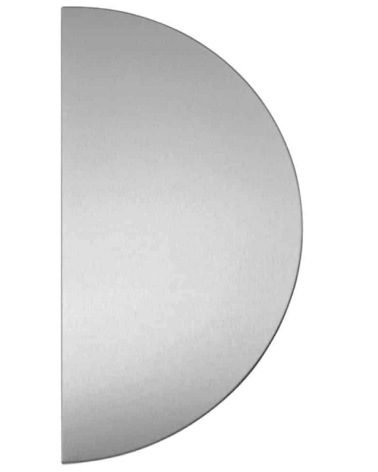 Placa de empuje media luna en INOX