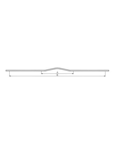 Tirador de mueble APRO con esquema técnico