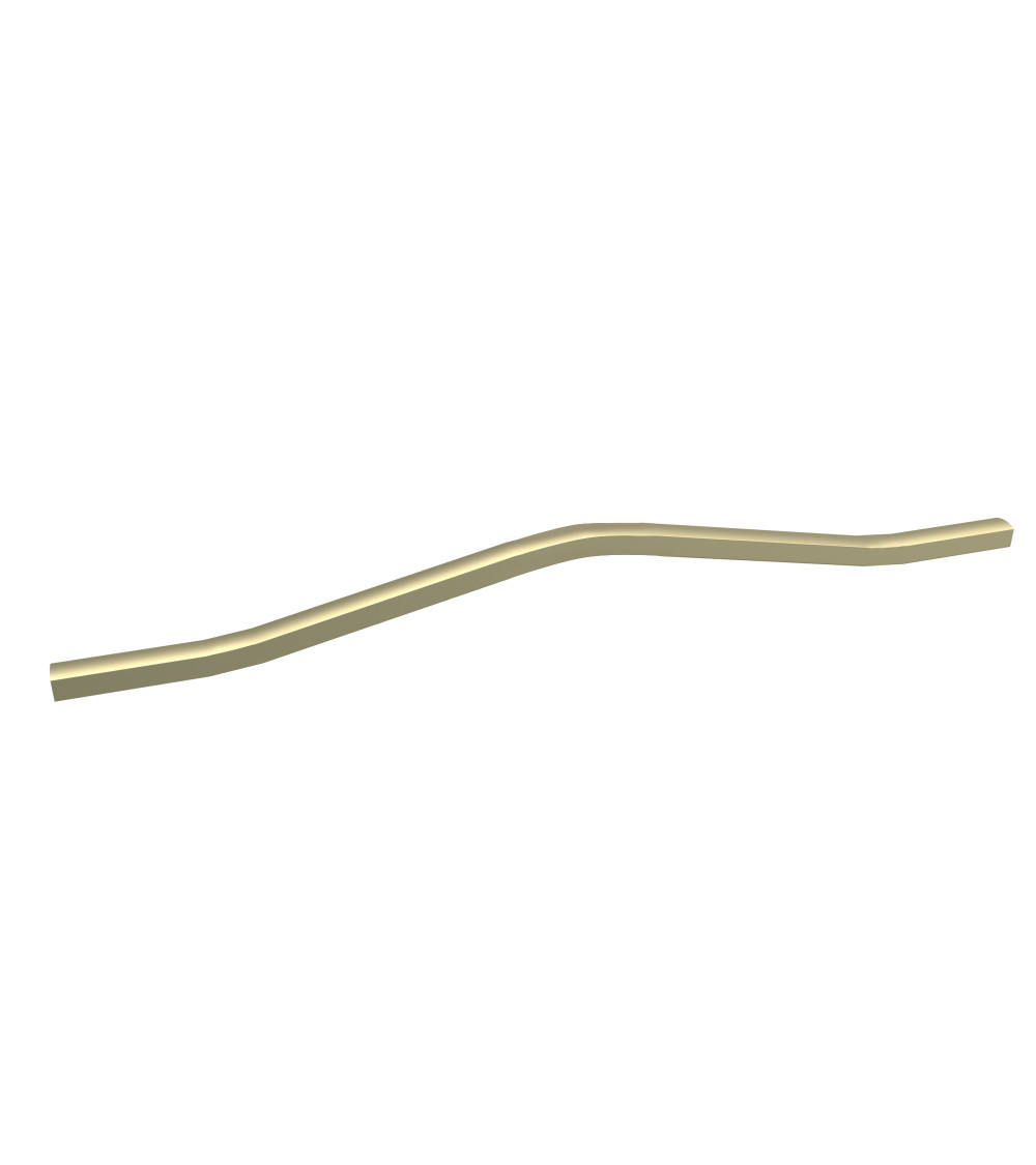 Tirador de mueble con anodizado dorado APRO-1 tirador de diseño