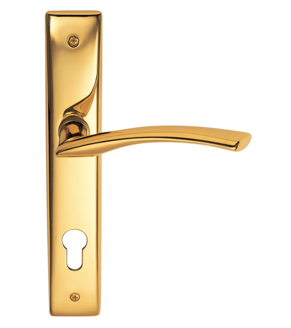 Tirador de puerta sobre placa longitudinal Mandelli Zoom diseño