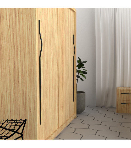 Tirador de mueble negro mate APRO-2 tirador de diseño