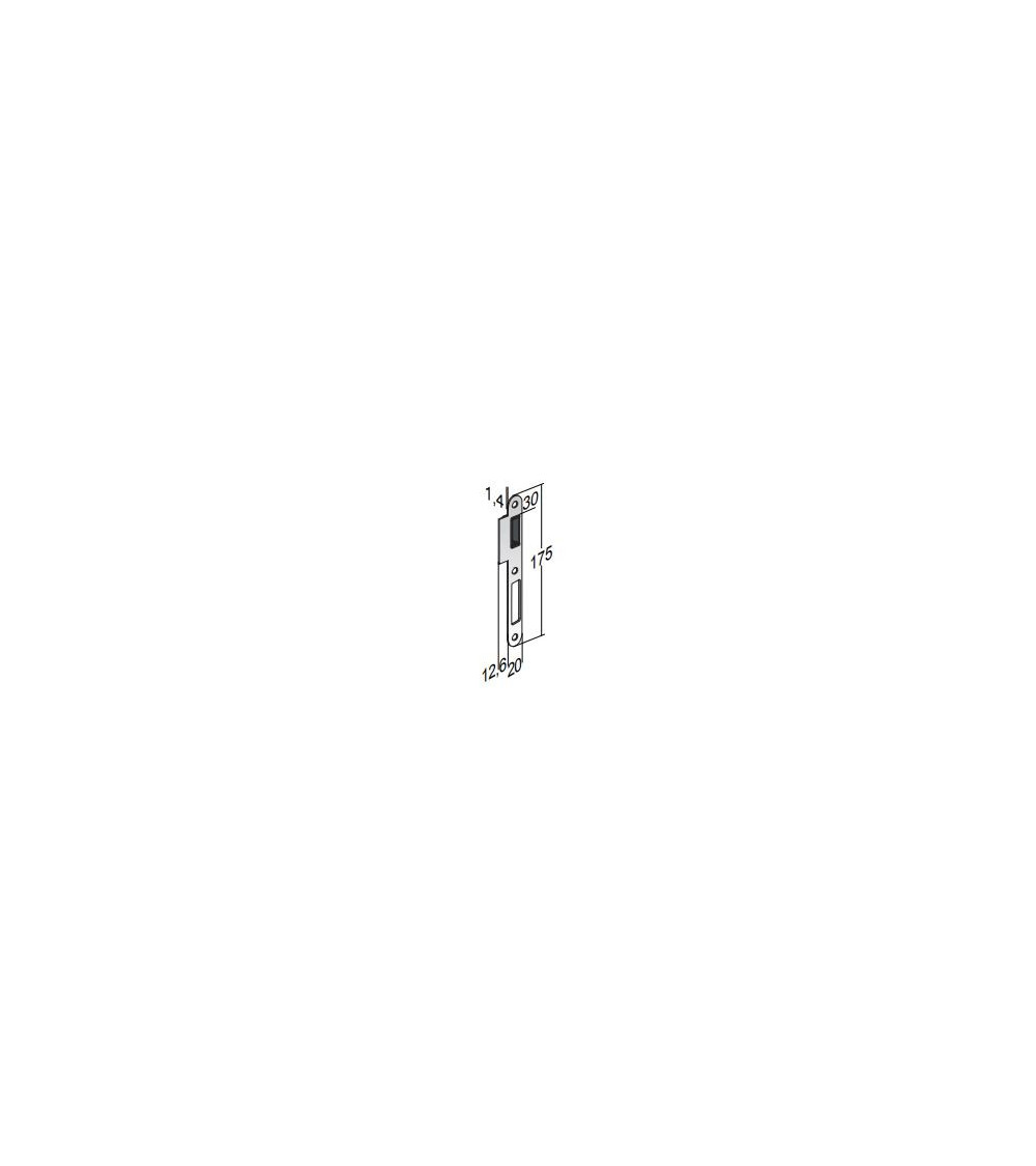 Cerradero de dormant para cerradura magnética CLE I - diseño