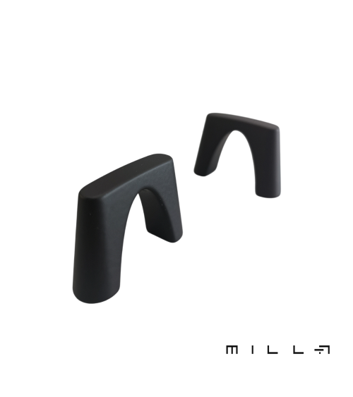 Tirador de mueble negro mate SID tirador de diseño