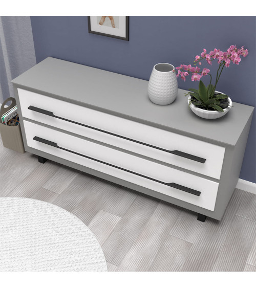 Tirador de mueble negro mate LANA-1 tirador de diseño