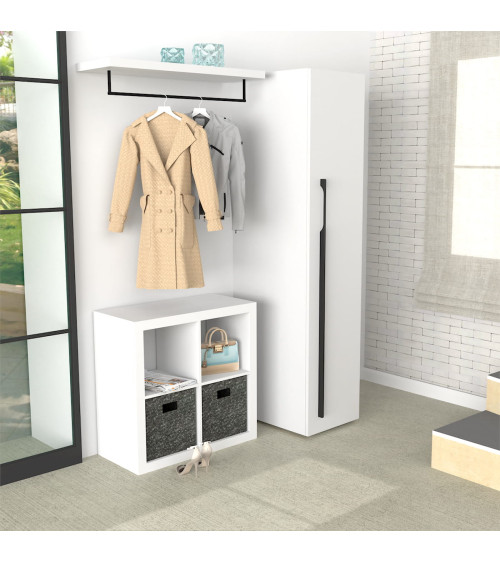 Tirador de mueble negro mate LANA-2 tirador de diseño
