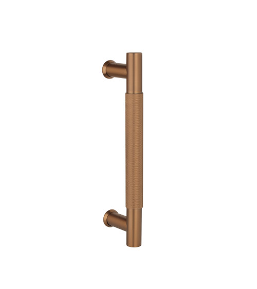 Tirador simple texturizado para puerta 1770 acabado cobre tirador de diseño