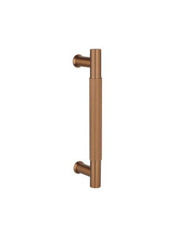Tirador simple texturizado para puerta 1770 acabado cobre tirador de diseño