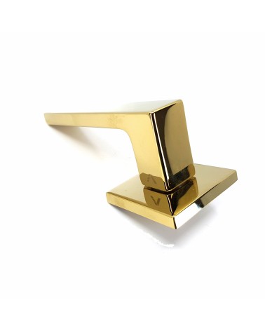 Tirador de puerta color oro pulido WARNA tirador de diseño vista ampliada
