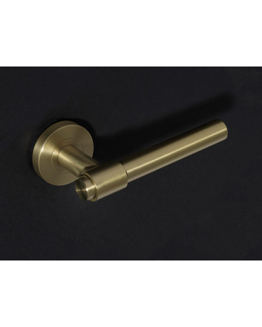 Tirador Iraty oro satinado PVD Grado 3