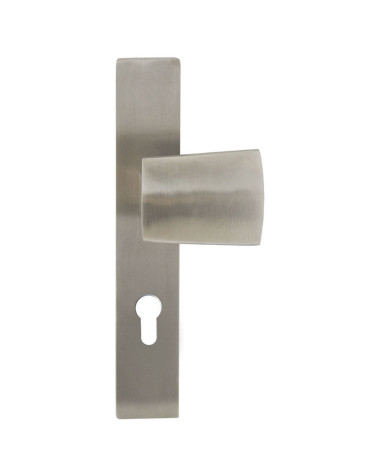 Tirador de rellano Thor inox cepillado mate Cilindro