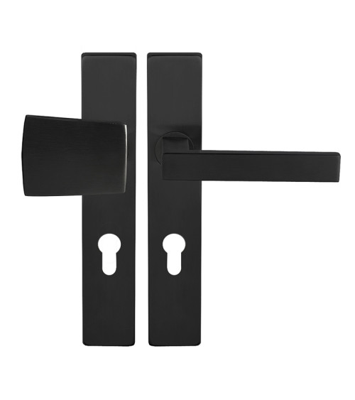 Conjunto de entrada Majestea/Thor negro sobre placa cilindro