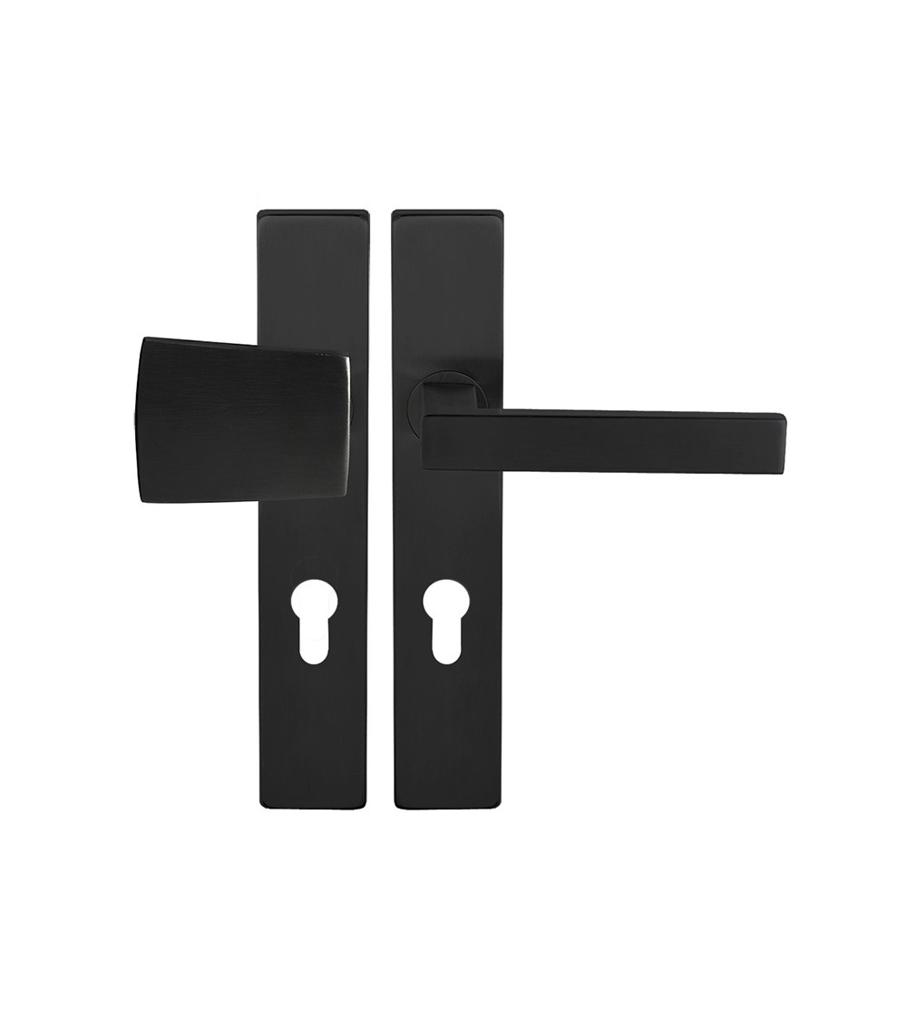 Conjunto de entrada Majestea/Thor negro sobre placa cilindro