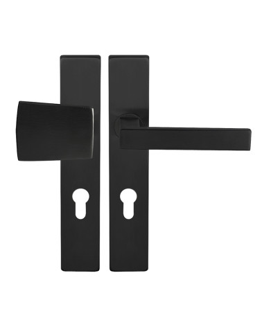 Conjunto de entrada Majestea/Thor negro sobre placa cilindro
