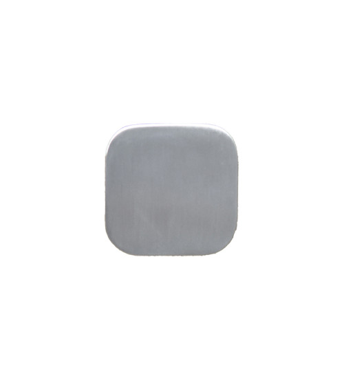 Perchero de pared cuadrado fino de inox D.60