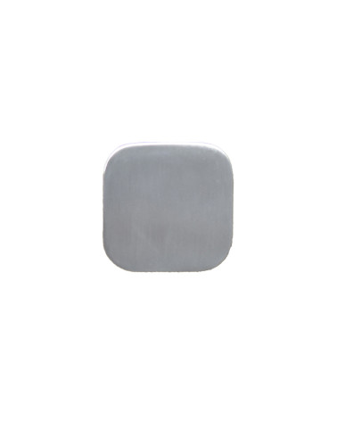 Perchero de pared cuadrado fino de inox D.60