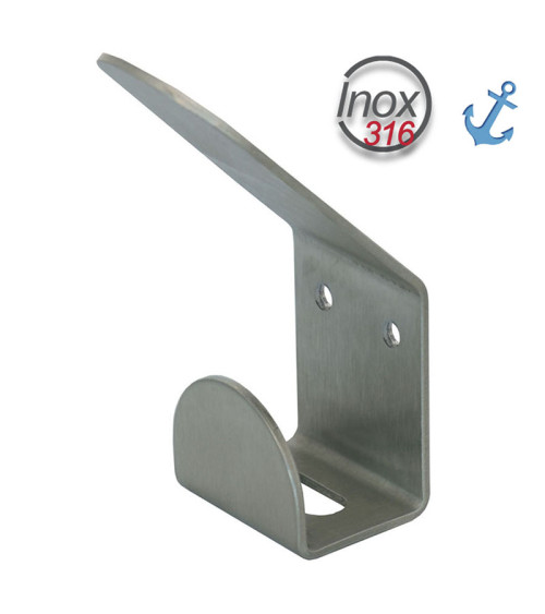 Percha colectividades inox 316