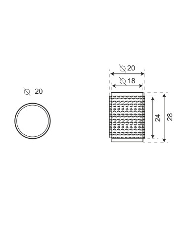 Dibujo Tirador de mueble Cers