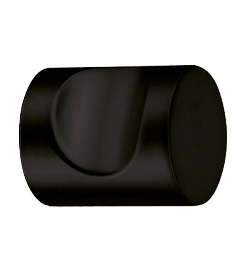 Tirador de mueble con ranura negro mate