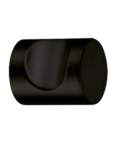 Tirador de mueble con ranura negro mate