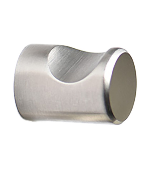 Tirador de mueble con ranura en acero inoxidable cepillado mate