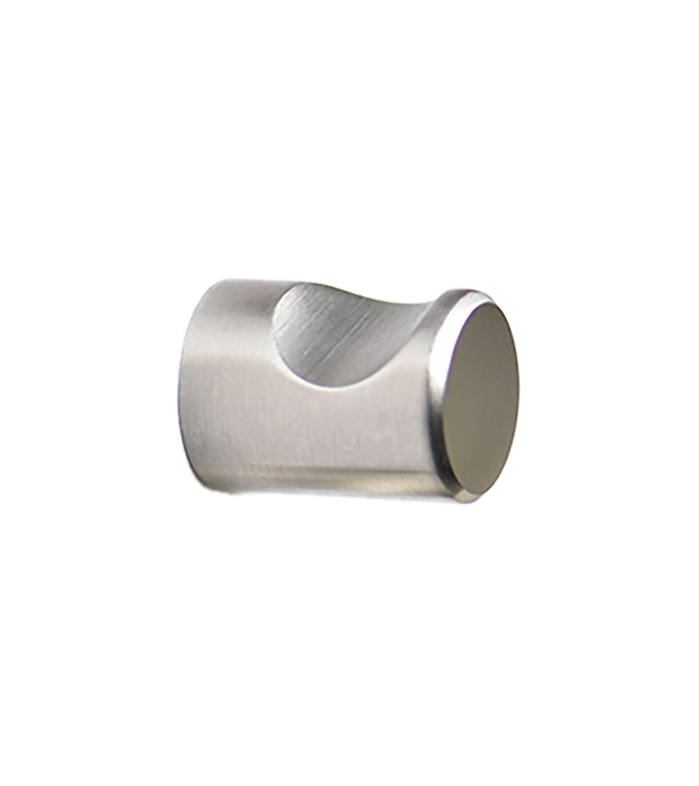 Tirador de mueble con ranura en acero inoxidable cepillado mate