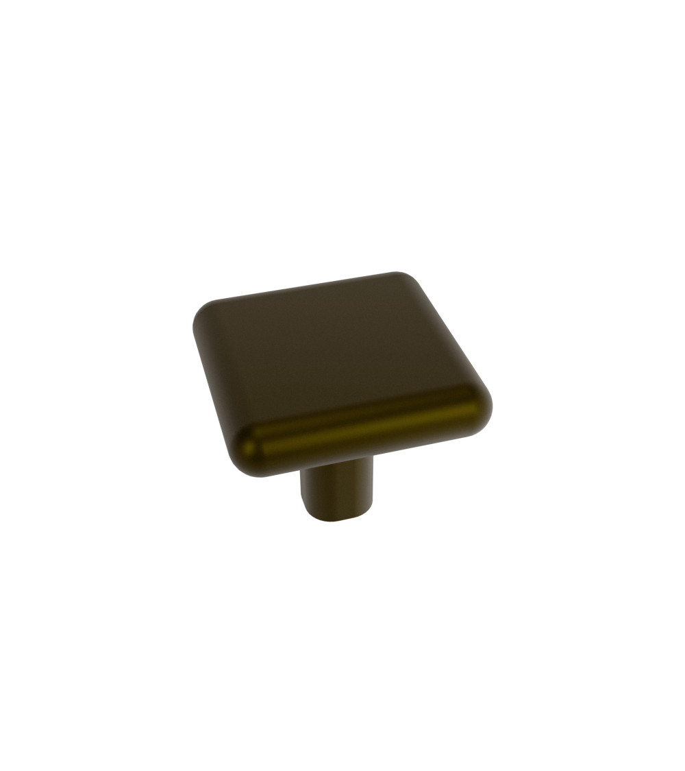 Botón de mueble marrón oliva NOX tirador de diseño