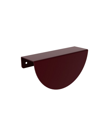 Tirador de mueble burdeos ZORIA tirador de diseño sobre fondo blanco