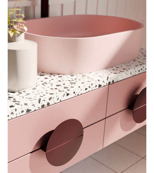 Tirador de mueble burdeos ZORIA tirador de diseño
