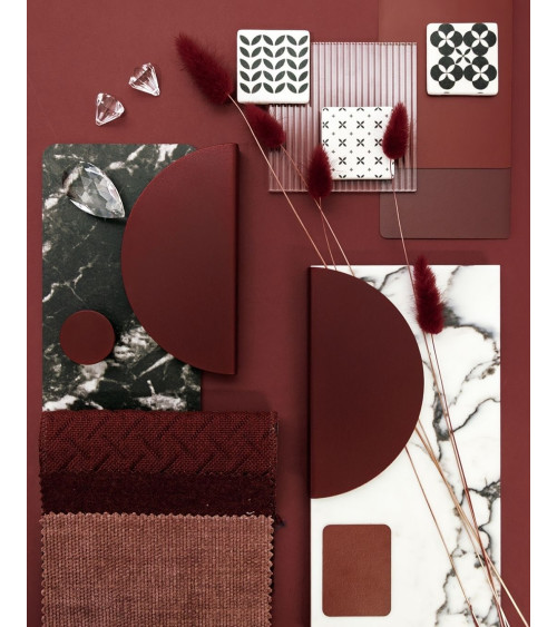 Tirador de mueble burdeos ZORIA tirador de diseño