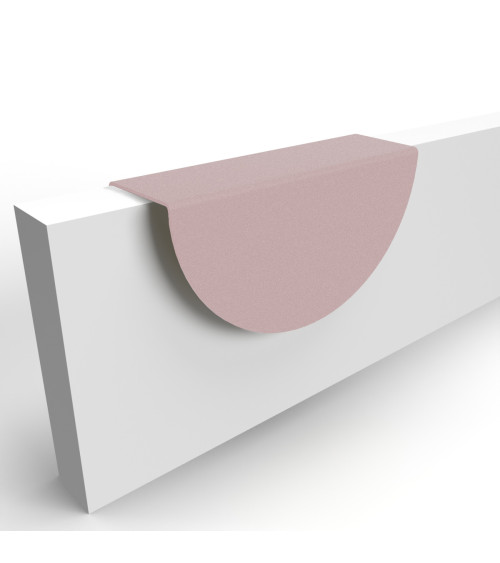 Tirador de mueble rosa polvos ZORIA tirador de diseño