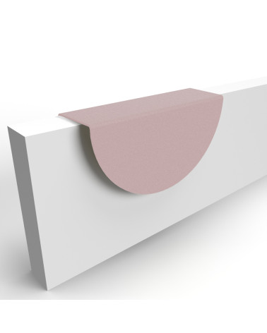 Tirador de mueble rosa polvos ZORIA tirador de diseño