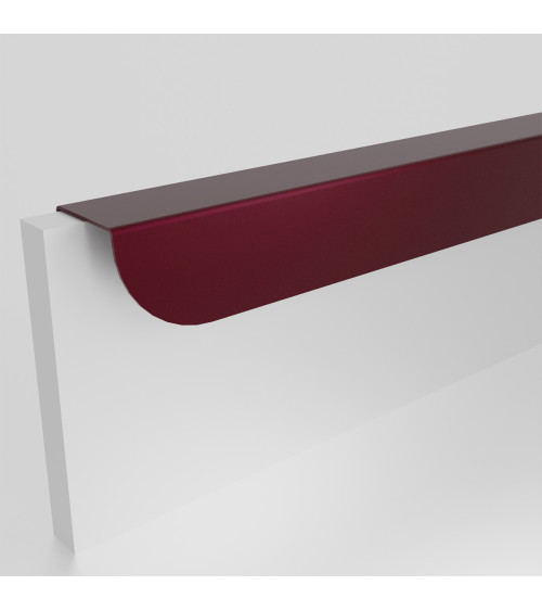 Tirador de mueble burdeos ZORIA alargado tirador de diseño