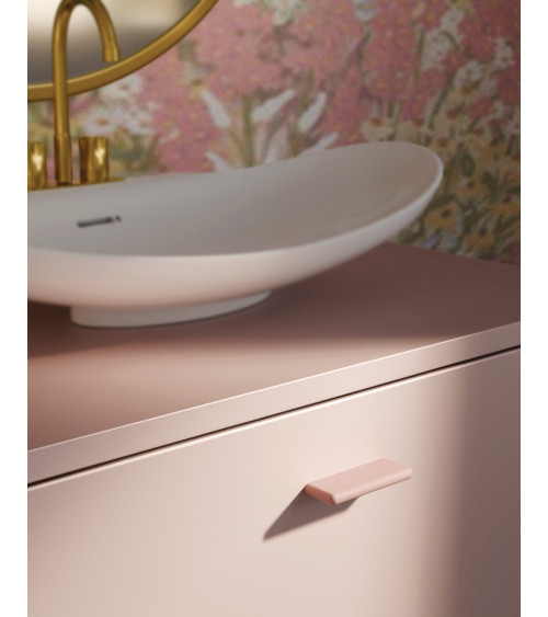 Tirador de mueble rosa poudré NOX-1 tirador design