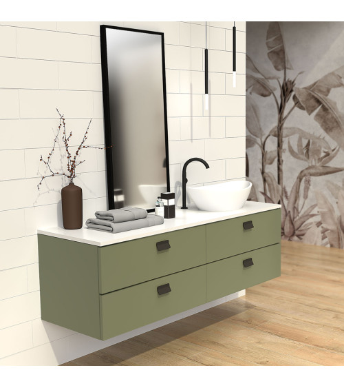 Tirador de mueble negro mate SEA diseño