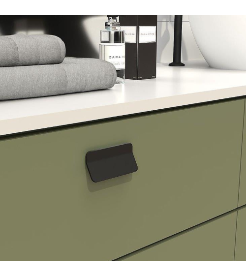 Tirador de mueble negro mate SEA diseño