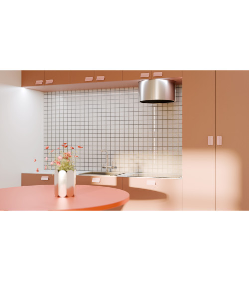 Tirador de mueble rosa empolvado SEA tirador de diseño