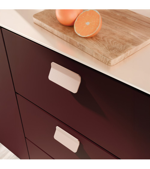 Tirador de mueble rosa empolvado SEA tirador de diseño