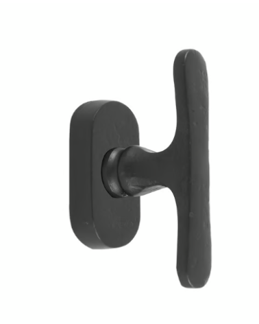 Tirador de ventana estilizado bronce PHT+T hierro envejecido