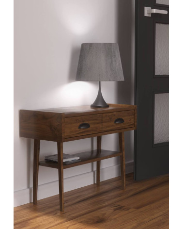 Tirador de mueble negro mate ASHEMA tirador de diseño montado en un mueble