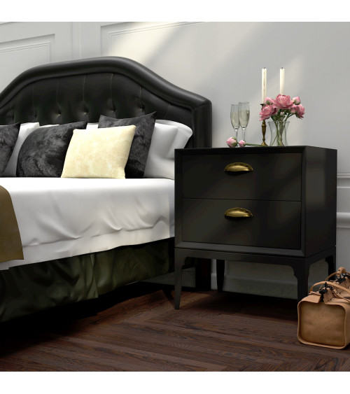Tirador de mueble pátina sobre latón ASHEMA tirador de diseño