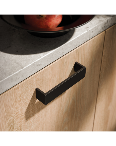 Tirador de mueble negro mate ASSER tirador de diseño