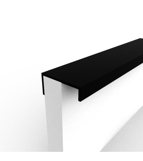 Tirador de mueble negro mate VERA tirador de diseño