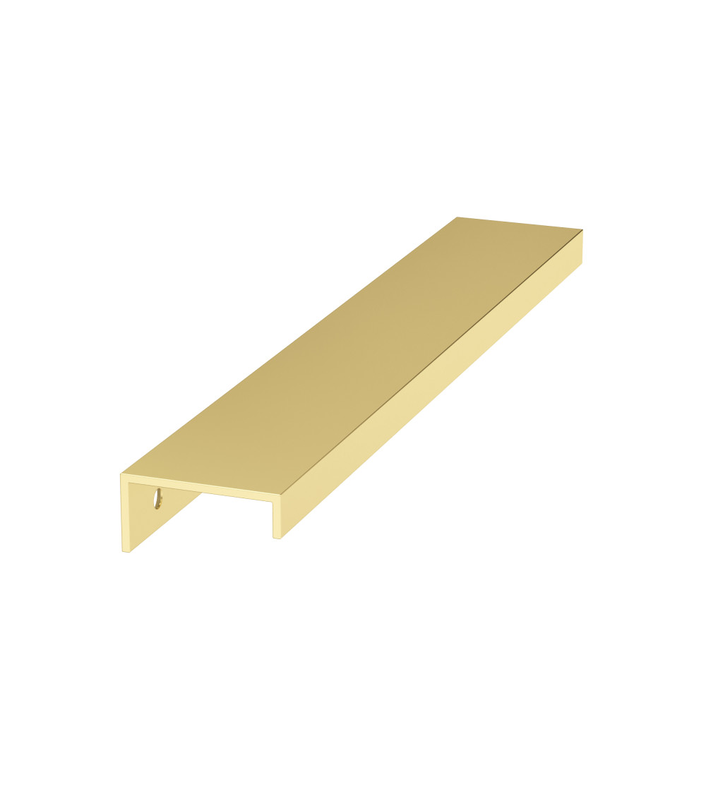 Tirador de mueble anodizado en oro VERA tirador de diseño